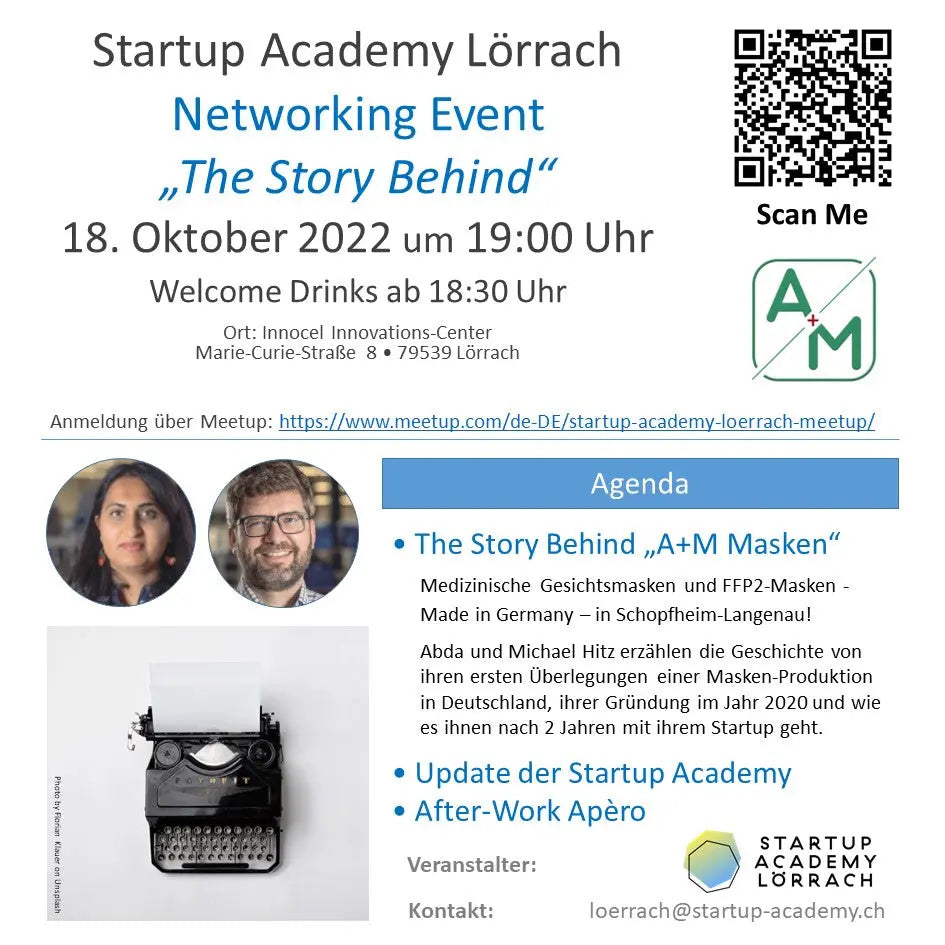 +++ Am kommenden Dienstag, den 18. Oktober 2022 sind wir zu Gast bei der Lörracher „Startup Academy“. +++