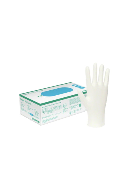 B. Braun Vasco® Nitril white 100 Stück, unsterile Untersuchungs- und Schutzhandschuhe B.Braun
