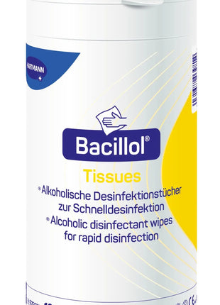 BODE Bacillol® Tissues, Spenderdose à 100 Tücher Hartmann