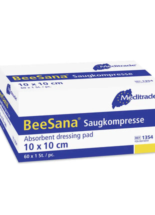 BeeSana® Saugkompresse, steril, 10 x 10 cm Meditrade
