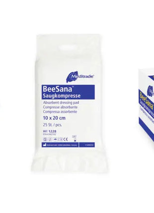 BeeSana® Saugkompresse, steril, 30 Stück Meditrade
