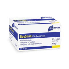 BeeSana® Vlieskompresse, unsteril, 4- fach, 30 g, 100 Stück Meditrade