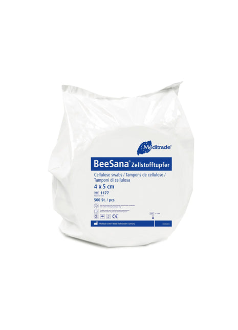 BeeSana® Zellstofftupfer, sterilisiert,  4 x 5 cm Meditrade