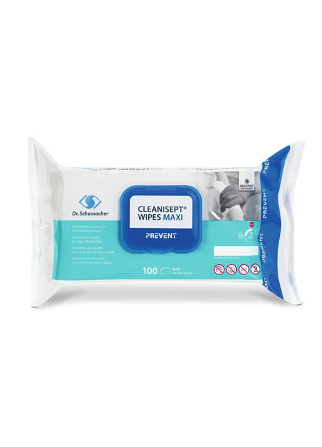 CLEANISEPT WIPES MAXI - alkoholfreie Wipes zur Schnelldesinfektion Dr. Schumacher