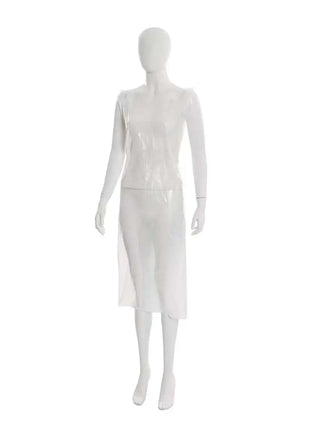 Einwegschürzen Plus, weiß, 75 x 125 cm, Polyethylen, Med-Comfort AMPri