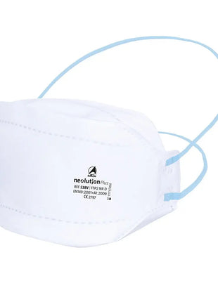 FFP2 NR D Atemschutzmaske, neolutionPlus mit Kopfschlaufen Dach Schutzausrüstung