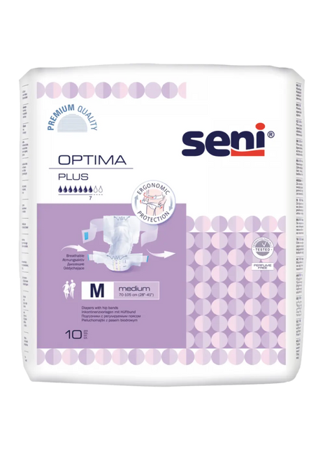Inkontinenzvorlagen mit regulierbarem Hüftbund - Seni Optima Plus Seni