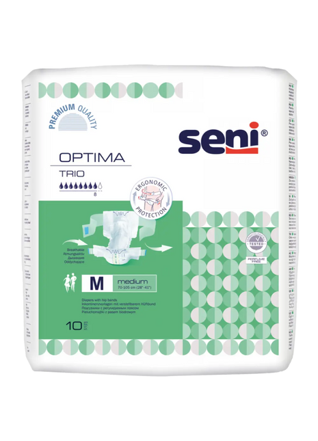 Inkontinenzvorlagen mit regulierbarem Hüftbund - Seni Optima Trio Größe M Seni