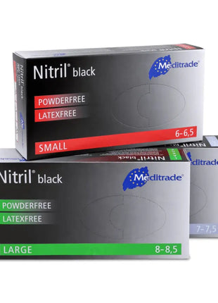 Nitril black Untersuchungs- und Schutzhandschuh Meditrade