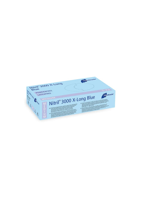 Nitril® 3000 X-Long Blue Untersuchungshandschuh aus Nitril Meditrade
