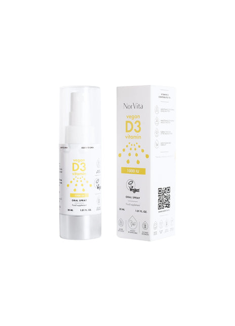 NorVita Vitamin D3 Spray Vegan 30 ml Nordic Vitamins OÜ