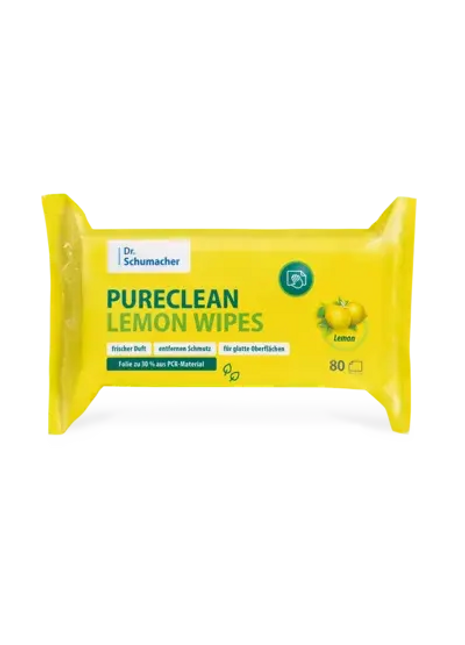 Pureclean Lemon Wipes Dr. Schumacher