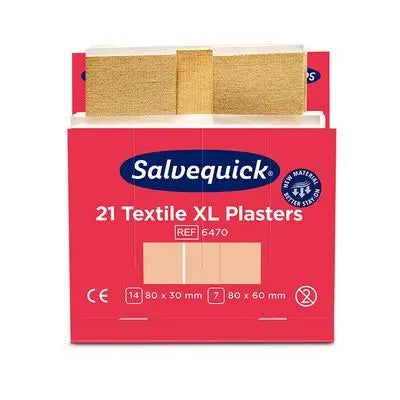 Salvequick Pflaster-Abschnitte elastisch 21 St. , Refill 6470 Orkla Care