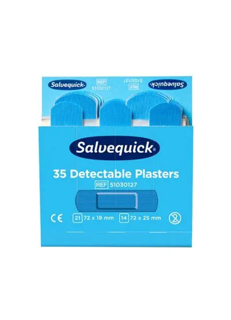 Salvequick Pflaster-Strips-Mix detectable 35 Stück, 51030127 Orkla Care