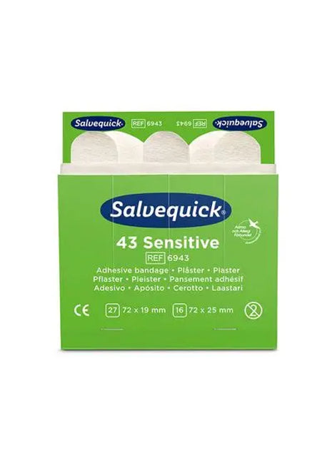 Salvequick Pflaster-Strips Vlies , Refill 6943, 43 Stk Orkla Care