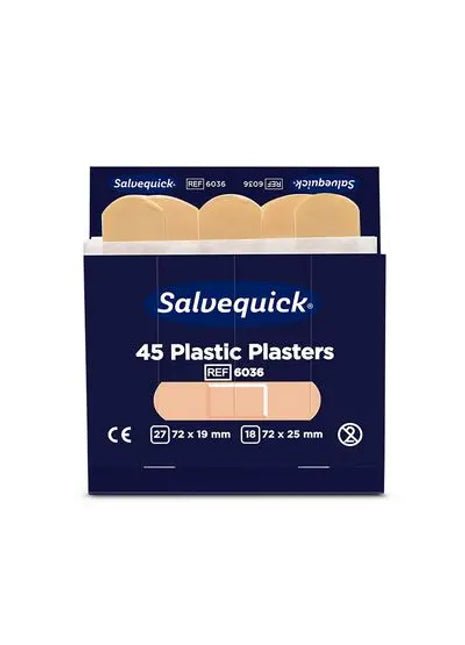 Salvequick Pflaster-Strips wasserfest 45 Stück, Ref. 6036 Orkla Care