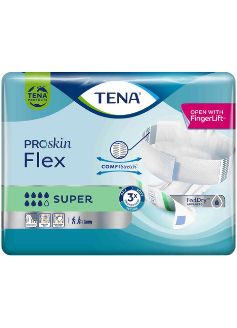 TENA ProSkin Flex Super - Inkontinenzvorlagen mit Hüftbund TENA