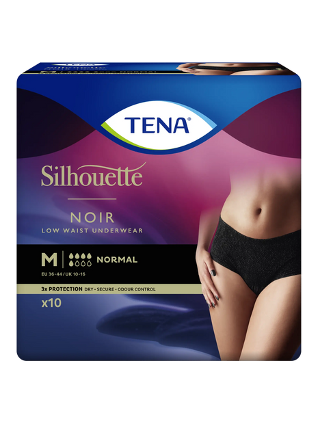 TENA Unterwäsche Silhouette Pants Normal Noir - A+M Care