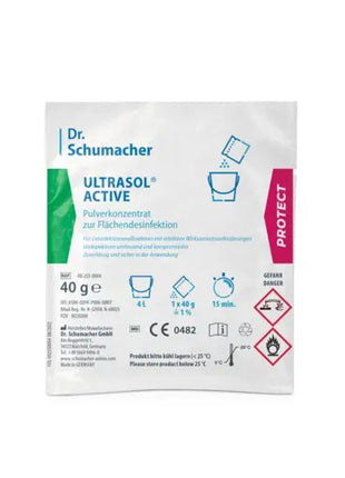 ULTRASOL® ACTIVE - Pulverkonzentrat zur Flächendesinfektion - 40 g Sachet Dr. Schumacher