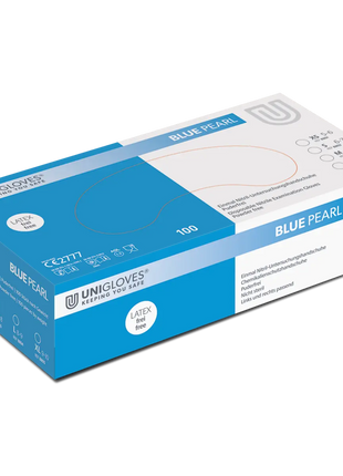 Unigloves BLUE PEARL Einmal-Untersuchungshandschuhe aus Nitril Unigloves