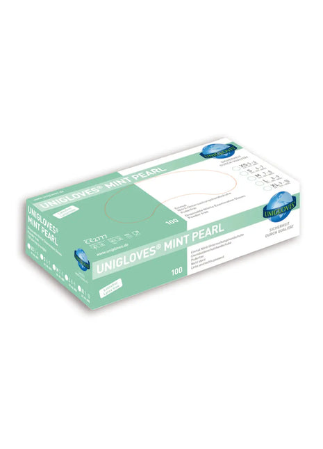 Unigloves MINT PEARL Einmal- Untersuchungshandschuhe aus Nitril Unigloves
