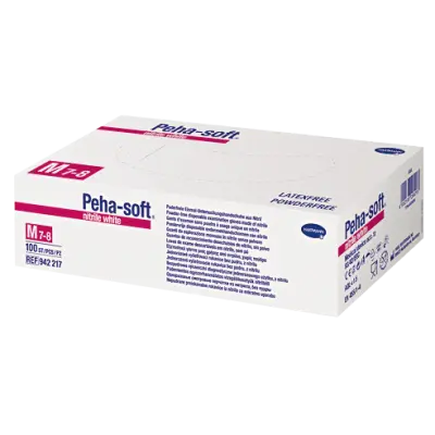 Hartmann Einmal-Schutzhandschuh Peha-soft® nitrile, weiß
