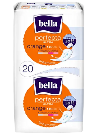 bella Binden perfecta ultra orange ohne Flügel extra soft - A+M Care