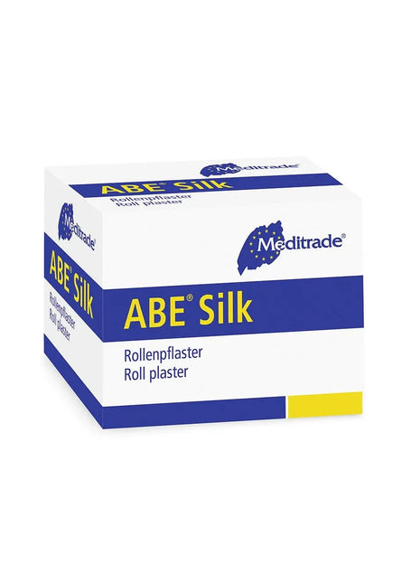 ABE® silk Rollenpflaster, ohne Schutzring, 1,25 cm x 5 m - A+M Care