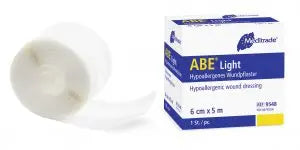 ABE® light hypoallergener und elastischer Wundschnellverband, 4 cm x 5 m - A+M Care