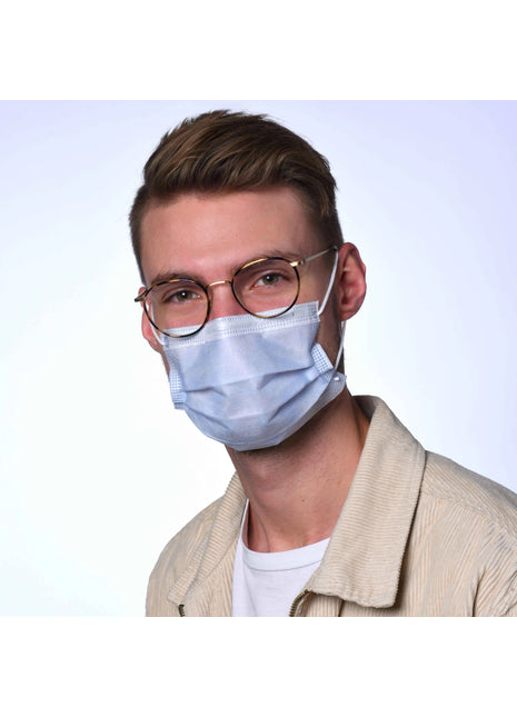 Medizinische Mund-Nasen-Maske Typ I, VPE 50 - A+M Care