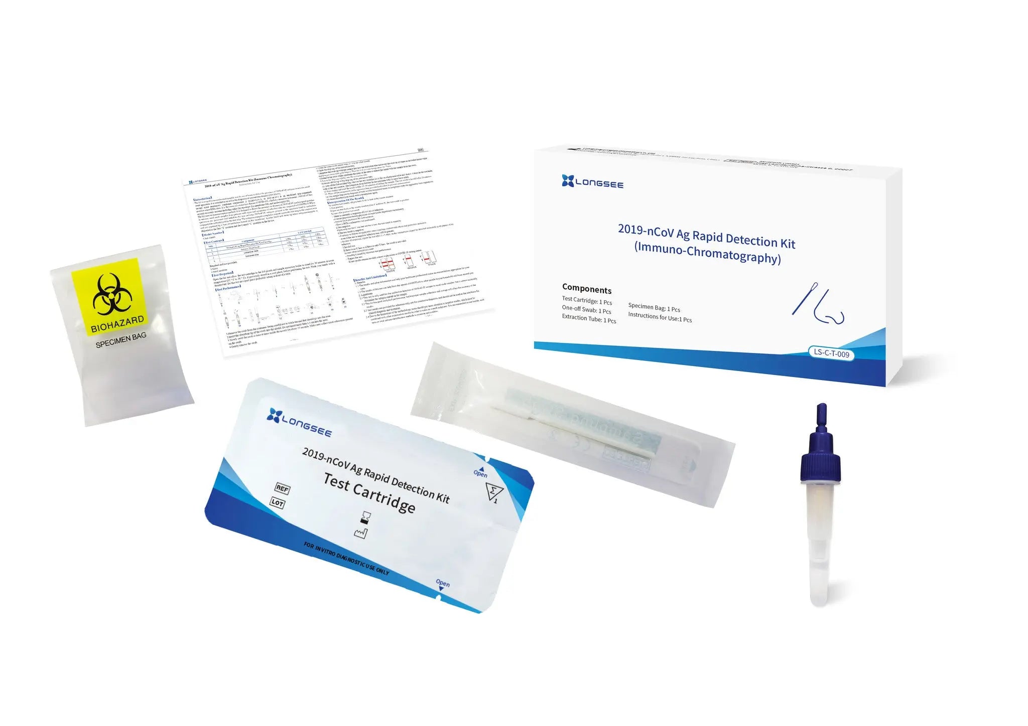 COVID-19 Antigen Schnelltestkit Longsee - A+M Care