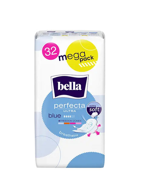 bella Binden perfecta blue mit Flügeln extra soft - A+M Care
